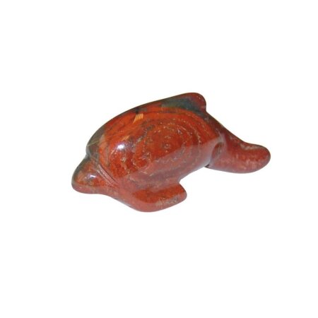 Jaspis Rot Delfin ca. 40 x 12,5 mm