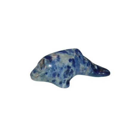 Sodalith Delphin / Delfin ca. 40 x 12,5 mm