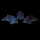 Sodalith Delfin ca. 50  x 18  mm