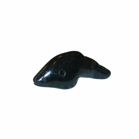 Obsidian schwarz Delfin / Delphin ca. 30  x 10  mm