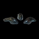 Obsidian schwarz Delfin ca. 30 x 10 mm