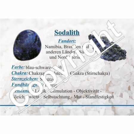 Sodalith Igel ca. 30 x 20  mm
