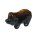 Tigerauge Schwein - Glücksschwein  ca. 40 x 20 mm