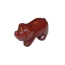 Carneol - Achat Schwein - Glücksschwein  ca. 40 x 20...