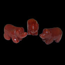 Carneol - Achat Schwein - Glücksschwein  ca. 35 x 25  mm