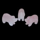 Rosenquarz Schwein - Glückschwein ca. 50 x 30 mm