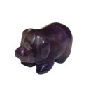 Fluorit Schwein - Glücksschwein grün lila ca....