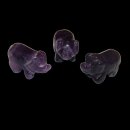 Amethyst Schwein - Glücksschwein  ca. 30 x 20  mm