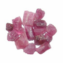 Turmalin rot - rosa Rubelit 5 g  mini natur Rohsteine ca. 10 - 15 Steine ca. 4 - 10 mm