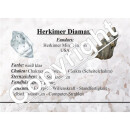 Herkimer Diamant Rohstück RARITÄT natur gewachsen fluoriszierend ca.10  mm