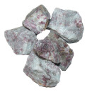 Turmalin rot - rosa Rubelit in Matrix Rohsteine Steine...