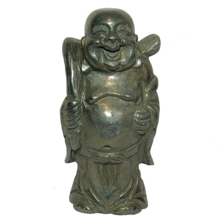 Pyrit Buddha auch Katzengold genannt ca. 90 x 55 mm