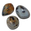 Achat Natur Trommelstein  mit Oberflächenstruktur...