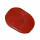 Jaspis rot flacher Trommelstein Massagestein zum Auflegen ca. 55 x 40 mm