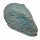 Achat blau Hälfte einer Geode Größe L: ca. 75 - 90 mm aufgeschnitten, poliert blau coloriert