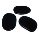 Onyx flacher Trommelstein Massagestein zum Auflegen ca. 55 x 40 mm