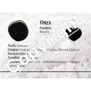 Onyx flacher Trommelstein Massagestein zum Auflegen ca. 55 x 40 mm