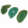 Achatscheibe grün mini schön transparent Länge ca. 50 - 70 mm