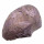 Achat lila Hälfte einer Geode Größe M: ca. 60 - 70 mm aufgeschnitten, poliert & pink coloriert