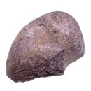 Achat lila, Hälfte einer Geode Größe L: ca. 75 - 90 mm aufgeschnitten, poliert & lila coloriert