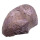 Achat lila Hälfte einer Geode Größe L: ca. 75 - 90 mm aufgeschnitten, poliert & pink coloriert
