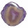 Achatscheibe lila schön transparent groß Maße Länge ca. 100 - 130  mm Breite ca.90 -100  mm