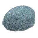 Achat petrol blau, Hälfte einer Geode Größe M: ca. 60 - 70 mm aufgeschnitten, poliert & coloriert