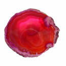 Achatscheibe pink  transparent mittel Länge ca. 70 - 100 mm