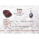 Rubin - Disthen Massagestab RARITÄT XL ca. 95 x 20 mm