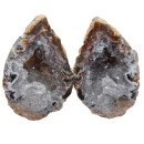 Achat Geode PAAR aufgeschnitten, poliert A*Qualität Größe L ca. 50 - 65 mm