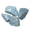 Blauquarz Rohstücke Rohsteine Wassersteine ca. 30 - 40 mm 100 g