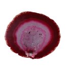 Achat bordeaux rot Hälfte einer Geode A*extra Qualität mit kristallinen Geoden Öffnung Größe M: ca.50 - 70 mm