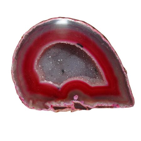 Achat bordeaux rot Hälfte einer Geode A*extra Qualität...