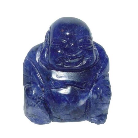 Sodalith Happy Buddha sitzend ca. 25 x 30 mm