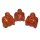 Jaspis Rot gemasert Happy Buddha sitzend ca. 45 x 50 mm