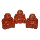 Jaspis Rot Happy Buddha sitzend ca. 25 x 30 mm