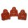 Jaspis Rot Happy Buddha sitzend ca. 25 x 30 mm