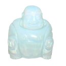 Opalith (Glas, synthetisch) Buddha ca. 45 x 50 mm