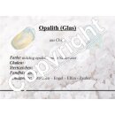 Opalith (Glas, synthetisch) Buddha ca. 25 x 30 mm
