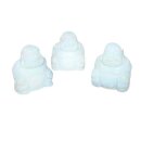 Opalith synthetisch Happy Buddha sitzend ca. 25 x 30 mm