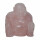 Rosenquarz Buddha ca. 45 x 50 mm