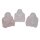 Rosenquarz Happy Buddha sitzend ca. 25 x 30 mm