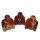 Achat-Carneol Happy Buddha sitzend ca. 45 x 50 mm