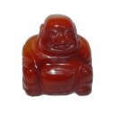 Achat-Carneol Happy Buddha sitzend ca. 25 x 30 mm