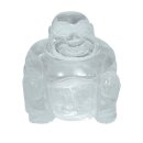 Bergkristall Happy Buddha sitzend ca. 45 x 50 mm