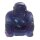 Fluorit lila Happy Buddha sitzend ca. 45 x 50 mm