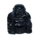 Obsidian Buddha ca. 25 x 30 mm