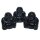 Obsidian Happy Buddha sitzend ca. 25 x 30 mm