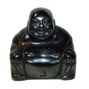 Hämatit Happy Buddha sitzend ca. 25 x 30 mm