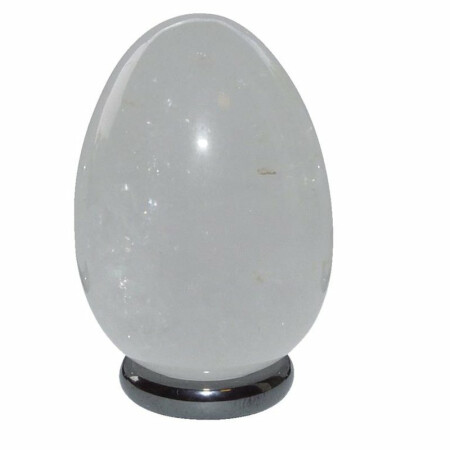Bergkristall ca. 48 mm Ei auch als Handschmeichler gute Steinqualität